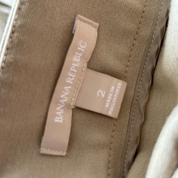 Banana Republic Tan Midi Skirt with Belt - Picture 8 of 12